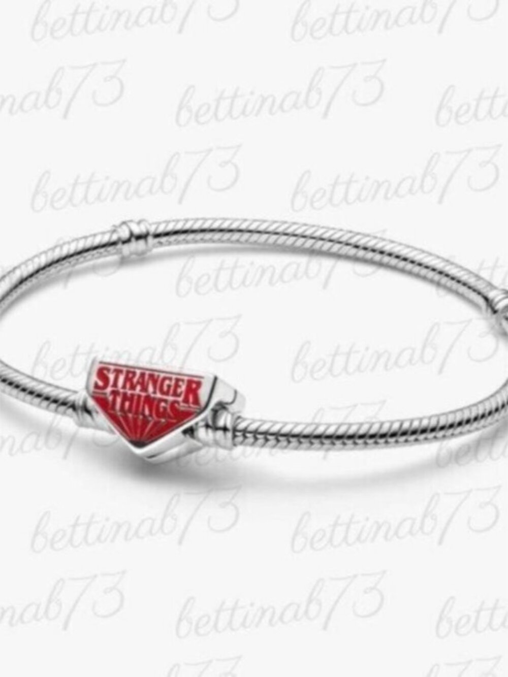 ✅Pandora Stranger Things Clasp Snake Chain Bracelet